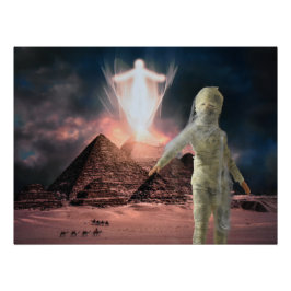 Pôster A múmia escapa do Egito. Dia das Bruxas