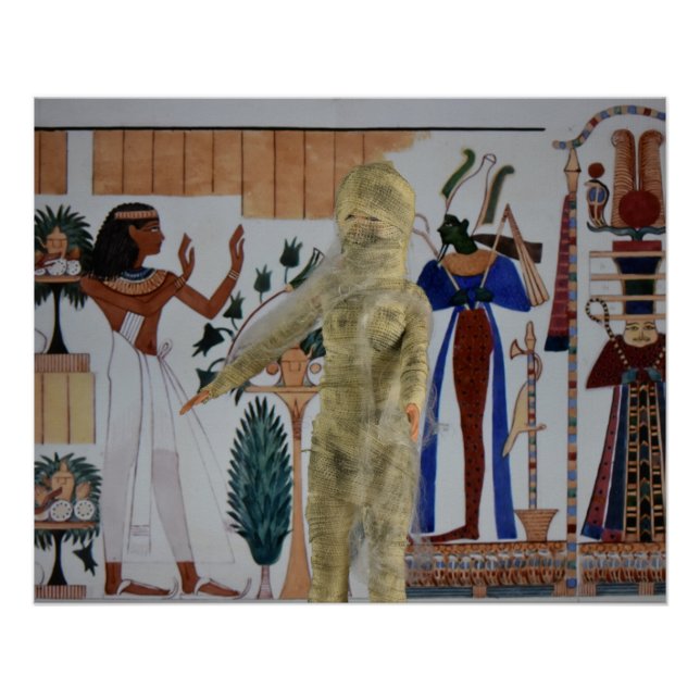 Pôster A múmia escapou do Egito. Dia das Bruxas (Frente)