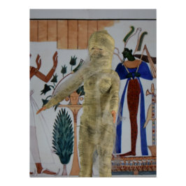 Pôster A múmia escapou do Egito. Dia das Bruxas