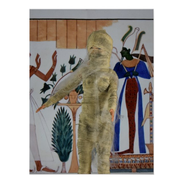 Pôster A múmia escapou do Egito. Dia das Bruxas (Frente)