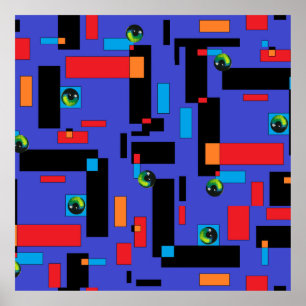 Poster A múmia I - Ken Gage Abstrato Art