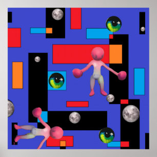 Poster A múmia II - Ken Gage Abstrato Art