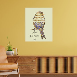 Poster A música dá asas à minha alma Pardal