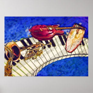 Poster A música em mim