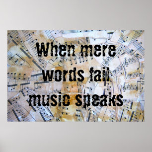 Poster A música fala