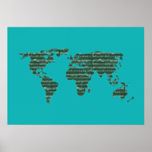Pôster a música para o mundo ~ maps