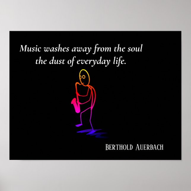 Poster A música sai (Frente)