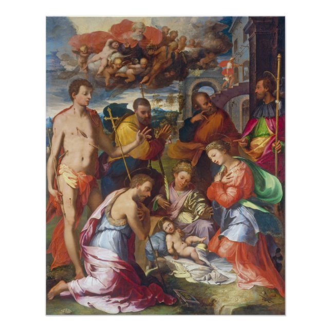 Pôster A Natal, 1534 (petróleo no painel) (Frente)
