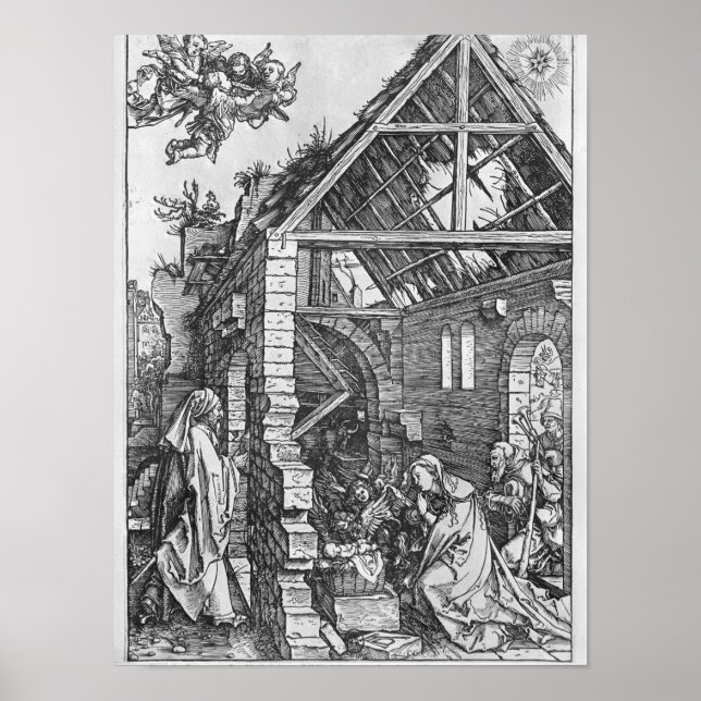 Pôster A Natividade, da "Vida da Virgem" (Frente)