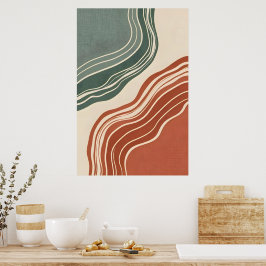 Poster A Natureza Moderna Inspirou Decoração