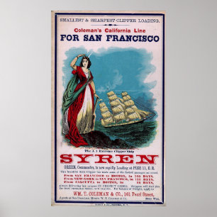 Poster A nave Clipper - Syren