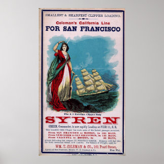 Poster A nave Clipper - Syren