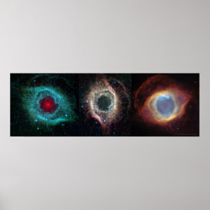Pôster A nebulosa da hélice Eyes 36x12 (36x12)