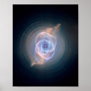 Poster A Nebulosa Olho de Gato 8x10