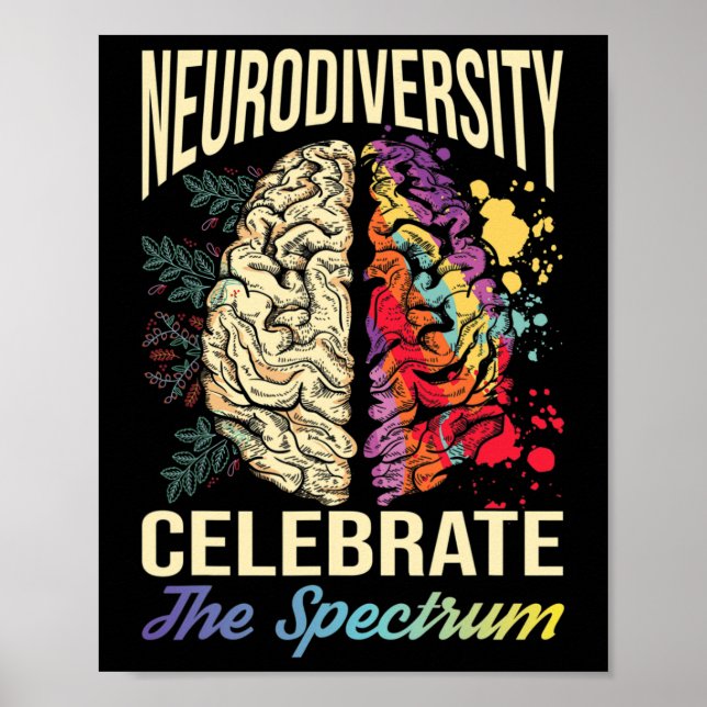 Poster A Neurodiversidade Celebra O Autismo Do Espectro E (Frente)