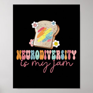 Poster A Neurodiversidade é a minha inclusão empolgada Aw