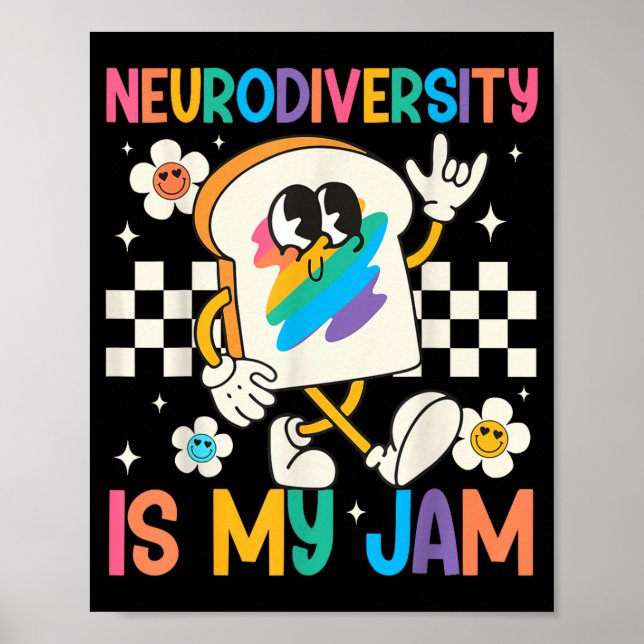 Poster A neurodiversidade é inclusão de consciência do au (Frente)
