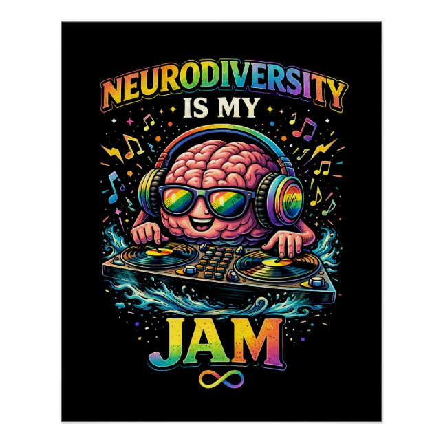 Pôster A Neurodiversidade É Minha Paixão (Frente)