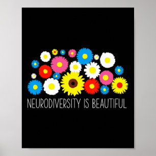 Poster A Neurodiversidade é um belo instrumento de consci