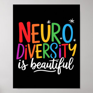 Poster A Neurodiversidade É Um Lindo Autismo Adhd
