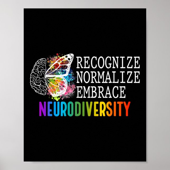 Poster A Neurodiversidade Reconhece A Adoção Normalizada  (Frente)
