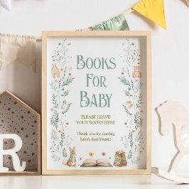 Poster A New Chapter Baby Shower Books for Baby