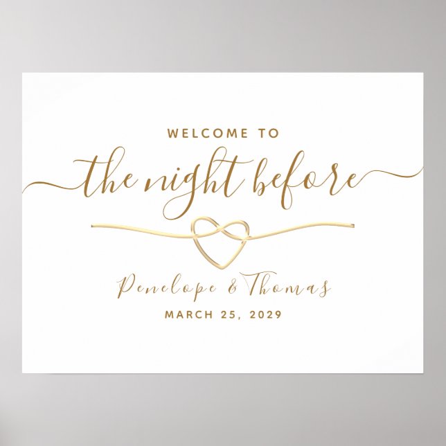 Poster A noite antes do simples Janto de ensaio (Frente)