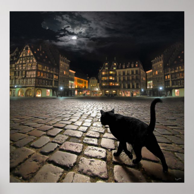 Poster A noite de Estrasburgo (Frente)