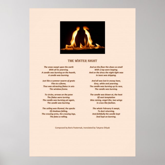 Poster A Noite de inverno (Frente)