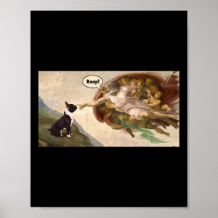 Poster A Noite Do Bulldog Francês, Frenchie Bull Dog Meme