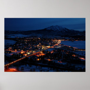 Poster A noite do inverno de Carbondale