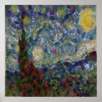 A Noite Gourdy Starry Fine Art Spoof