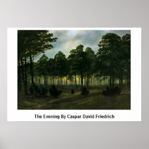 Pôster A noite por Caspar David Friedrich