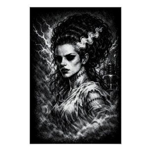 Pôster A Noiva de Frankenstein — Ressuscitada por BurnsNo