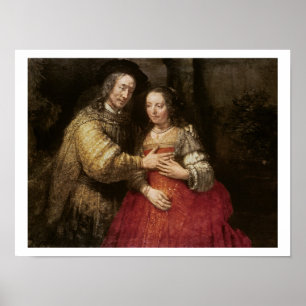 Poster A noiva judaica, c.1667 (óleo em canvas)