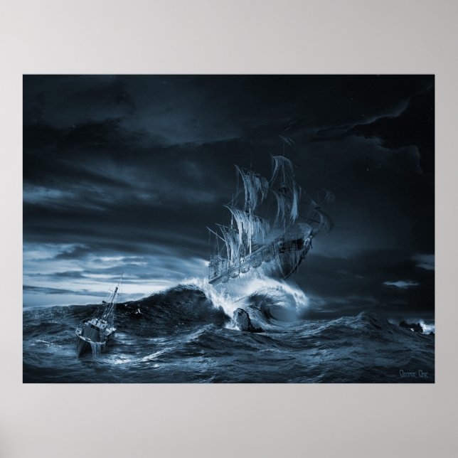 Pôster A nona onda refeita, trabalho de arte digital (Frente)