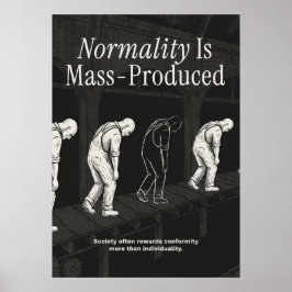 Poster A Normalidade é Produzida em Massa