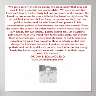 POSTER A NOSSA SOCIEDADE EM DESTRESTO