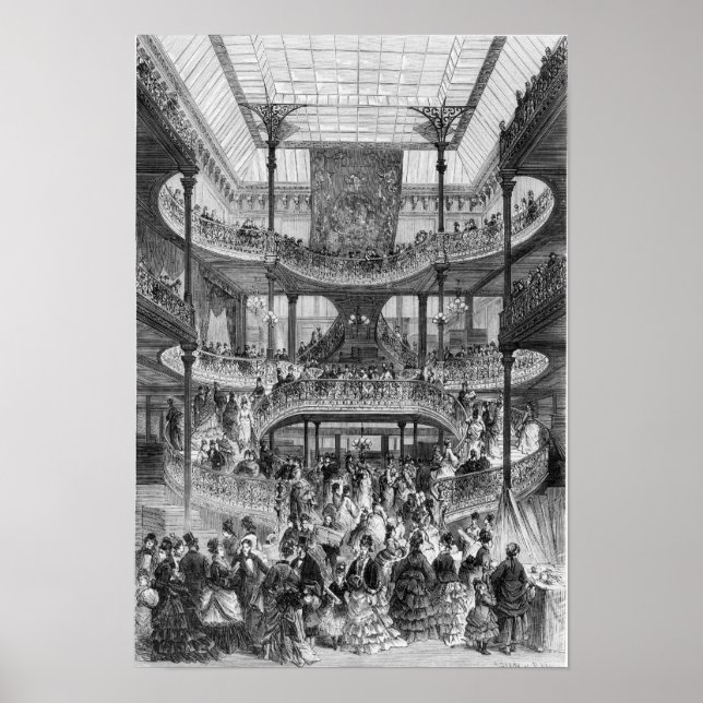 Pôster A Nova Escadaria em "Au Bon Marche" (Frente)