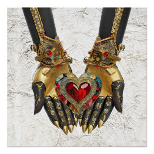 Pôster A oferta - Coração nas Mãos