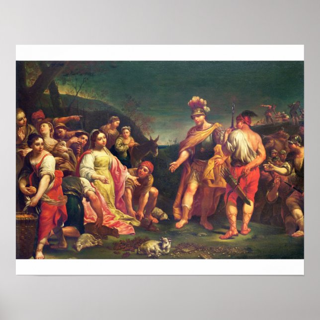 Poster A oferta da Abigail antes de David (Frente)