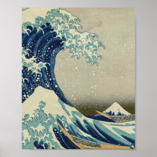 Pôster A onda do Excelente de Kanagawa