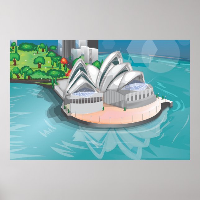 Poster A Ópera de Sydney (Frente)