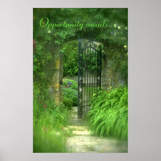 Pôster A oportunidade espera... por tdgallery. (Frente)