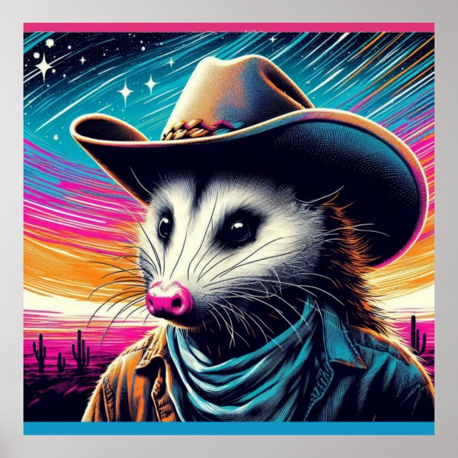 POSTER A OPOSSUM-LIFE NO DESERTO REFLETE 4 (Frente)
