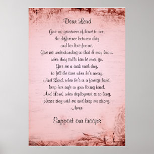 Poster A oração da Esposa Militar