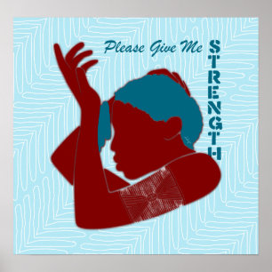 Poster A oração dá-me por favor a força