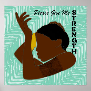 Poster A oração dá-me por favor a força