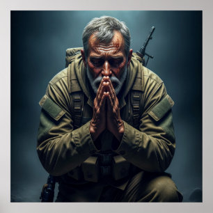 Poster A Oração do Penitente: Lágrimas de Misericórdia Di
