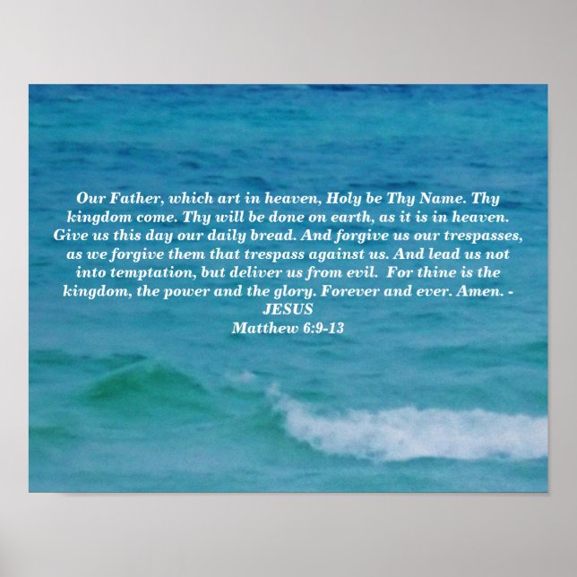 PÔSTER A ORAÇÃO DO SENHOR (Frente)